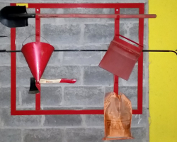 Пожарный щит: комплектация, ГОСТ - Пожарная безопасность